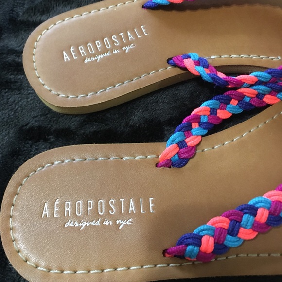 Girls 4 Aeropostale Sandals - Picture 3 of 3